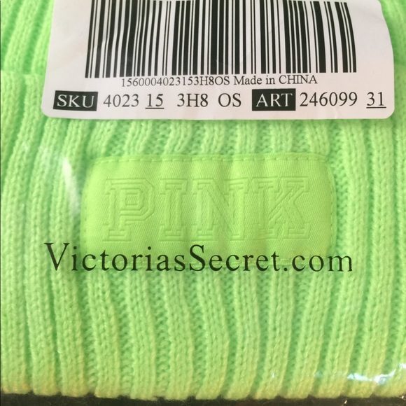🎉Pink Victoria Secret Hat&Scarf Set - Picture 3 of 4